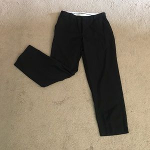 Boys 12 husky, waste lined, black dress pants